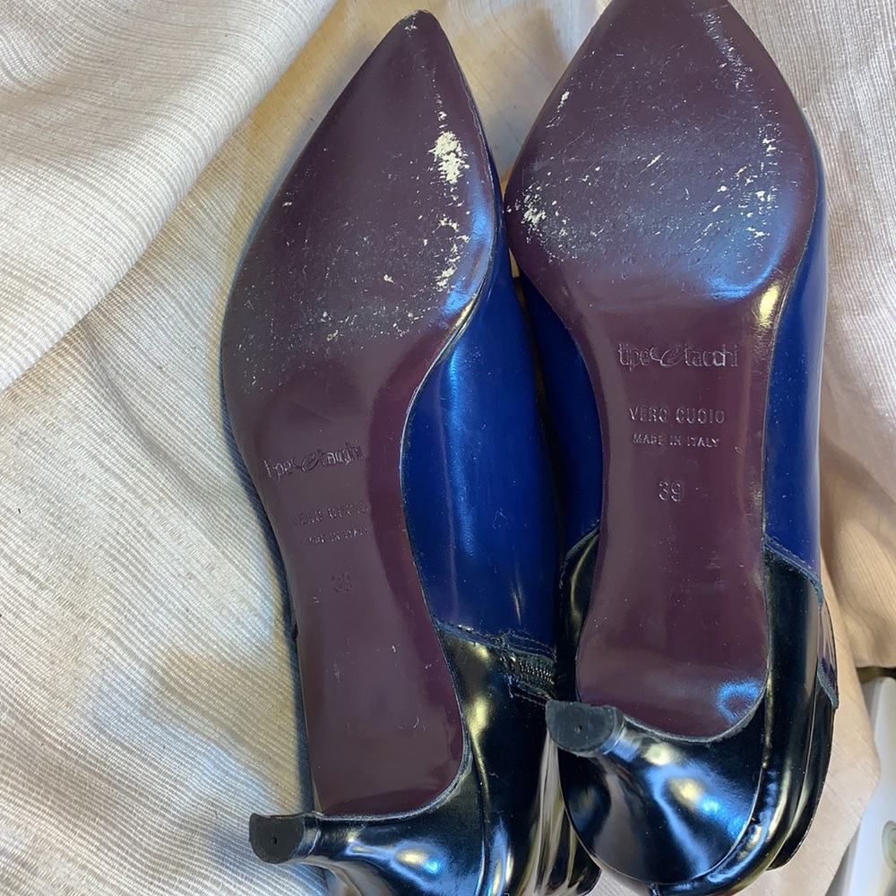 Tipe E Tacchi leather kitty heel made in Italy - Picture 7 of 16